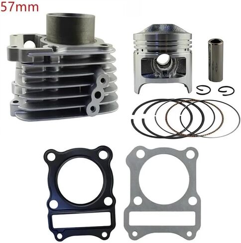 Motorcycle Cylinder Kit For DF125 99-00 DRZ125 DR-Z 125 03-17 DR125 94-02 GS 125 GS125 82-00(57mm cylinder kits) in Saudi Arabia
