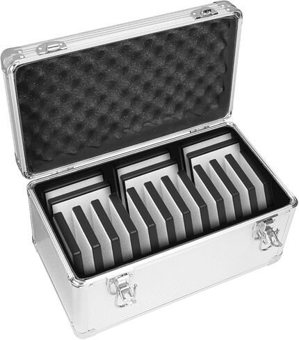 GLOTRENDS B12 12-slot Cell Phone Storage Box, Portable Design for Carrying and Transportation, IP65 Water Resistant, Cell Phone Organizer and Protective Box in Saudi Arabia