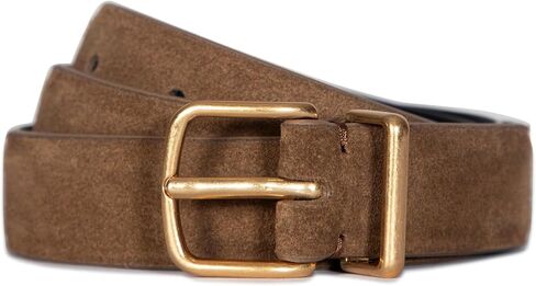 Vince Womens 1 Inch Suede Fe Belt with Metal Loop, Casual Fashion Accessory for Everyday Wear in Kuwait