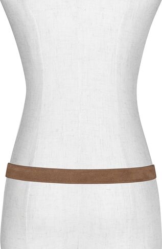 Vince Womens 1 Inch Suede Fe Belt with Metal Loop, Casual Fashion Accessory for Everyday Wear in Kuwait