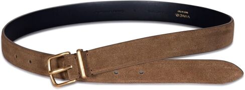 Vince Womens 1 Inch Suede Fe Belt with Metal Loop, Casual Fashion Accessory for Everyday Wear in Kuwait