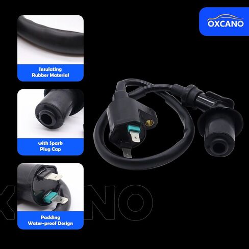 GY6 Ignition Coil 4+2 Pin AC CDI Box Starter Solenoid Relay Voltage Regulator Rectifier Spark Plug Compatible with Tao tao 50cc 150cc ATM50 Pony VIP Powermax Roketa Scooter Moped Pit Dirt Bike in Saudi Arabia