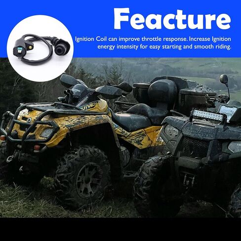GY6 Ignition Coil 4+2 Pin AC CDI Box Starter Solenoid Relay Voltage Regulator Rectifier Spark Plug Compatible with Tao tao 50cc 150cc ATM50 Pony VIP Powermax Roketa Scooter Moped Pit Dirt Bike in Saudi Arabia