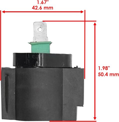 Caltric Spark Plug Wire Cap with Coil Compatible with Honda Foreman Rubicon 500 TRX500 4x4 2005-2009 2011-2014 in Saudi Arabia