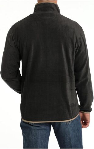 Cinch Men's Charcoal Fleece Pullover in Saudi Arabia