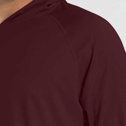 Mens UPF 50+ Fishing Hoodie Shirt with Thumb Hole Long Sleeve Hooded Sun Shirts Lightweight Hiking Hoodies in Saudi Arabia