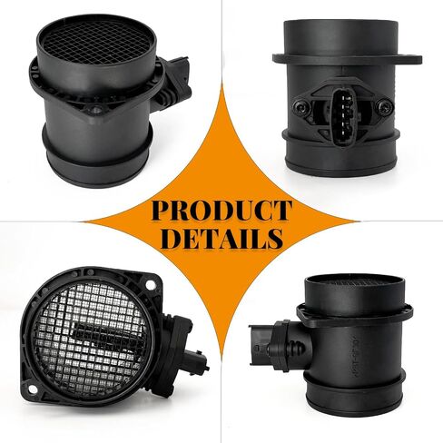 مستشعر MAF Sensor MAF تدفق الهواء الشامل W/ 5Pins [5cyl 2.3 2.4 2.5 2.9] متوافق مع Volvo 2001-2009 S60 ، 2001-2007 V70 ، 1999-2004 S80 ، 2003-2006 XC90 in Saudi Arabia