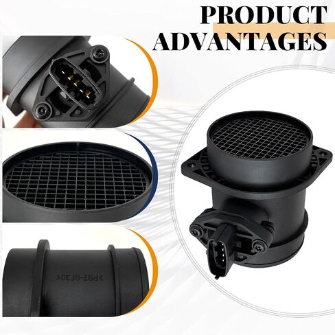 مستشعر MAF Sensor MAF تدفق الهواء الشامل W/ 5Pins [5cyl 2.3 2.4 2.5 2.9] متوافق مع Volvo 2001-2009 S60 ، 2001-2007 V70 ، 1999-2004 S80 ، 2003-2006 XC90 in Saudi Arabia