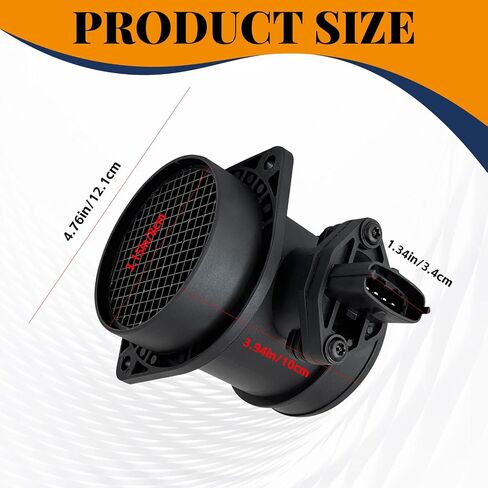 مستشعر MAF Sensor MAF تدفق الهواء الشامل W/ 5Pins [5cyl 2.3 2.4 2.5 2.9] متوافق مع Volvo 2001-2009 S60 ، 2001-2007 V70 ، 1999-2004 S80 ، 2003-2006 XC90 in Saudi Arabia