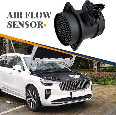 مستشعر MAF Sensor MAF تدفق الهواء الشامل W/ 5Pins [5cyl 2.3 2.4 2.5 2.9] متوافق مع Volvo 2001-2009 S60 ، 2001-2007 V70 ، 1999-2004 S80 ، 2003-2006 XC90 in Saudi Arabia