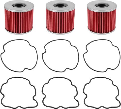 Caltric 3 Pack Oil Filter Compatible with Suzuki Gs500 Gs-500 Gs500E Gs500F 500 1989-2002 2004-2009 in Saudi Arabia