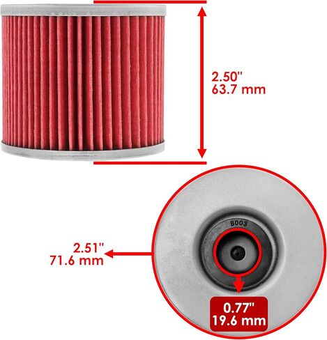Caltric 3 Pack Oil Filter Compatible with Suzuki Gs500 Gs-500 Gs500E Gs500F 500 1989-2002 2004-2009 in Saudi Arabia