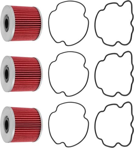 Caltric 3 Pack Oil Filter Compatible with Suzuki Gs500 Gs-500 Gs500E Gs500F 500 1989-2002 2004-2009 in Saudi Arabia