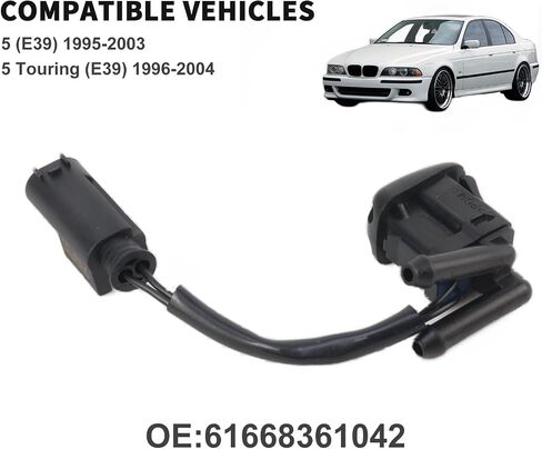 MUNIK 61668361042 Windshield Washer Nozzle 1996-2004 For BMW 5 Series E39 520d 520i 523i 525d 525i 528i 530d 530i 535i 540i M5 Replat# BF0114200036 887503801 12170885 EDSBM059 in Saudi Arabia