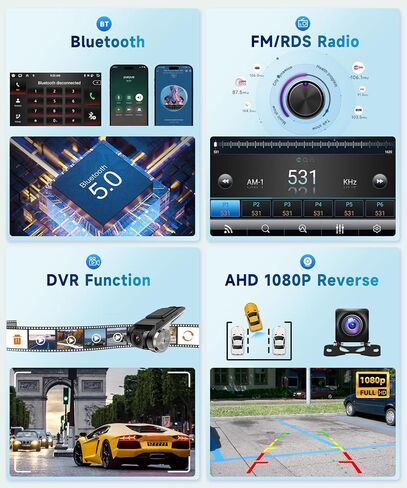راديو سيارة 8 Core 4G+64G لسيارة Honda Civic 2006 2007 2008 2009 2010 2011، ستيريو سيارة لاسلكي Carplay Android Auto، شاشة لمس IPS 10.1 بوصة مع WiFi، GPS، بلوتوث، FM/RDS، 32EQ DSP، كاميرا خلفية in Saudi Arabia