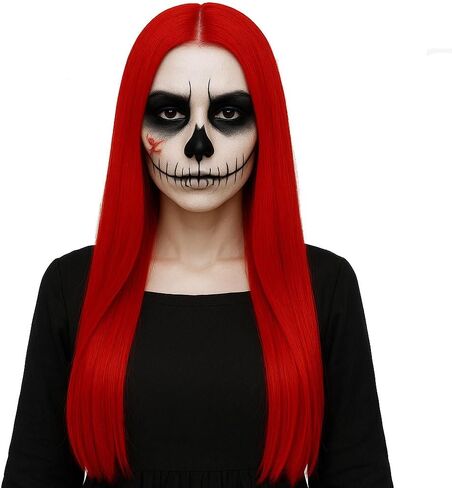 31 inch Long Straight Wig for Women, Costume Wig for Halloween, Halloween Wigs for Girls, Themed Parties, Cosplay and Events (Green) in Saudi Arabia