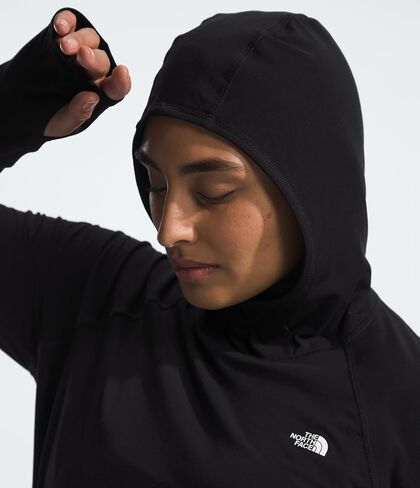 THE NORTH FACE Women's Adventure Sun Hoodie (Standard and Plus Size), White Dune, Small in Saudi Arabia