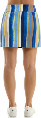 Zac & Rachel Women's New Millennium Pull-On Skort, Black/White in Saudi Arabia