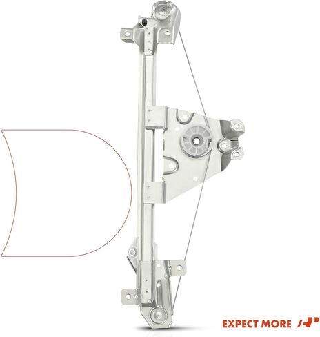 A-Premium Rear Right Passenger Side Electric Power Window Regulator Without Motor Compatible with Saab 9-3 1999-2002, 900 1994-1998 in Saudi Arabia