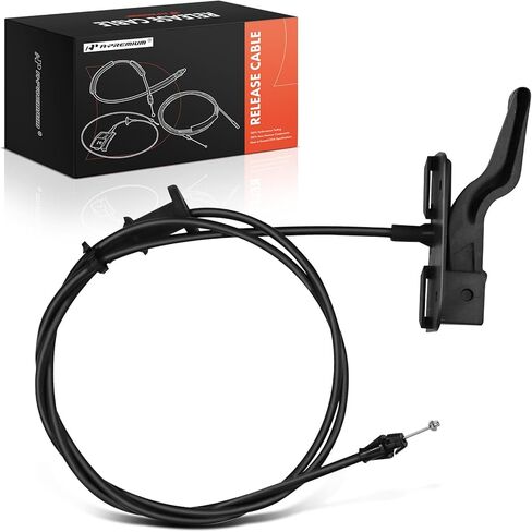 A-Premium Front Hood Latch Release Cable with Handle Compatible with Chevrolet Malibu 2006-2012 & Saturn Aura 2007-2009, 68.5 Inch in Saudi Arabia