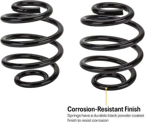 1963-1972 C10 3 Inch Front and 5 Inch Rear Drop Lowering Kit with Shocks - Improve Stance and Ride Quality, Fits 6 Cylinder and V8 Trucks, Black Powder Coated Springs in Saudi Arabia