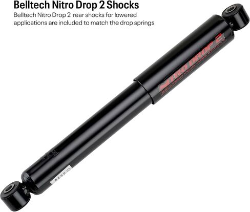 1963-1972 C10 3 Inch Front and 5 Inch Rear Drop Lowering Kit with Shocks - Improve Stance and Ride Quality, Fits 6 Cylinder and V8 Trucks, Black Powder Coated Springs in Saudi Arabia