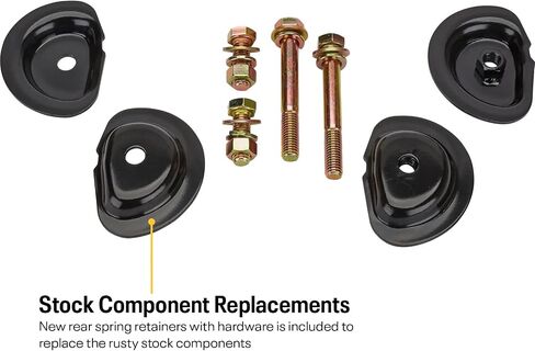 1963-1972 C10 3 Inch Front and 5 Inch Rear Drop Lowering Kit with Shocks - Improve Stance and Ride Quality, Fits 6 Cylinder and V8 Trucks, Black Powder Coated Springs in Saudi Arabia
