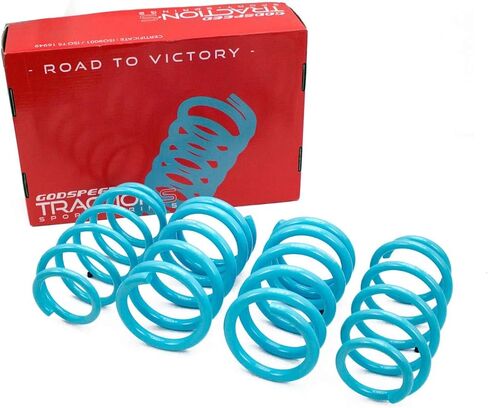 Godspeed LS-TS-HA-0024 Traction-S Sports Lowering Springs, Reduce Body Roll, Improved Handling, Set of 4, compatible with Honda Odyssey (RL5) 2011-17 in Saudi Arabia