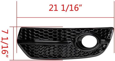 Astra Depot متوافق مع Audi Q5 09-12 الوفير الأمامي ضباب الضباب الشواية اليسار واليمين مصباح الضباب المصد الأيمن استبدال 8R0807681A01C 8R0807682A01C AU1038108 AU1039108 (أسود لامع) in Saudi Arabia