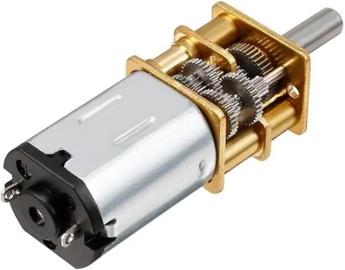DC 3V/6V/12V N20 Mini Metal Gear Motor - 15/30/10/100/12/300/500/1000 دورة في الدقيقة - محرك مغناطيس دائم مضغوط للأجهزة المنزلية (1000-6V -ONTHER) in Saudi Arabia