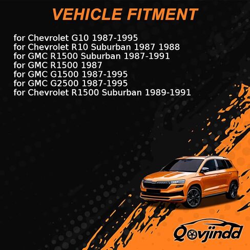 مجموعة عمود ذراع التحكم في التعليق العلوي الأمامي لشيفروليه G10 1987 1988-1995 لـ R10 Suburban 1987-1988 لـ Chevrolet R1500 Suburban 1989-1991 لـ GMC G1500 1987-1995 2 PCS in Saudi Arabia