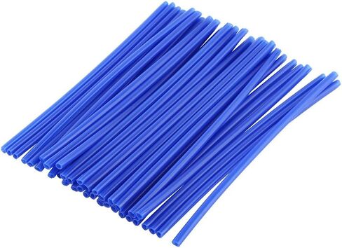 VGEBY 36Pcs Spoke ,Motorcycle Dirt Bike Enduro Wheel Motocross Spoke Rims Covers (Blue) And Blue Spoke 4 Inch Blue Spokes in Saudi Arabia