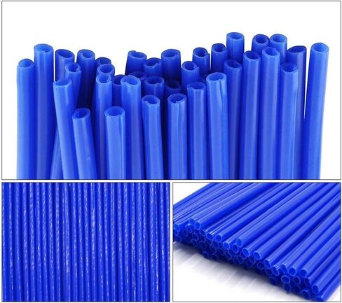 VGEBY 36Pcs Spoke ,Motorcycle Dirt Bike Enduro Wheel Motocross Spoke Rims Covers (Blue) And Blue Spoke 4 Inch Blue Spokes in Saudi Arabia