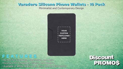 خصم Promos 100 Varadero Silicone Phone Wallets Pack - نص قابل للتخصيص ، شعار - الملحقات ، لاصق قوي ، حامل البطاقة - أبيض in Saudi Arabia