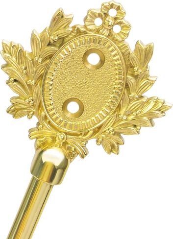 Elegant Handmade Brass Curtain Holdbacks, Gold Bow Tiebacks for Drapes - Vintage Ribbon Style Decorative Wall Hooks, Heavy Duty Drapery Hooks for Living Room & Bedroom in Saudi Arabia