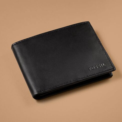 أحفوري الرجال Derrick RFID حظر المحفظة Bifold مع نافذة معرف الوجه للرجال in Saudi Arabia