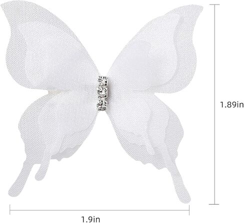 SUQ I OME 12pcs of Organze Handmade Butterfly Home Indoor Curtains Decorations for Curtains draperys,Bedroom Living Room Girl's Rooms Curtain Decoration (Green) in Kuwait