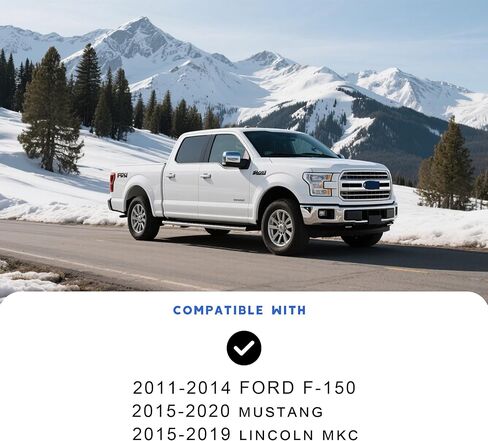 ANPHER REAP VIEW CAMPATE CAMPATENT مع FORD F150 2010-2014 MUSTANG 2015-2020 LINCOLN MKC 2015-2019 Park Assist Camera تستبدل# EL3Z-19G490-D BL3Z-19G490-B in Kuwait