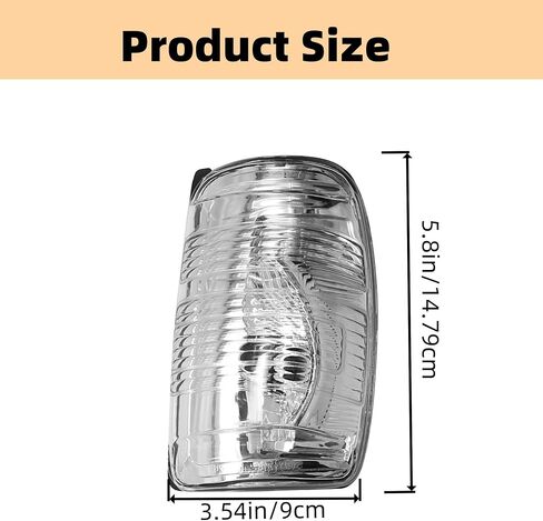 Set of Mirror Indicator Light Covers Left Right 1847387 1847389 Replacement for Ford Transit T150 250 350 2015-2021 MK8 2014 Onwards in Saudi Arabia
