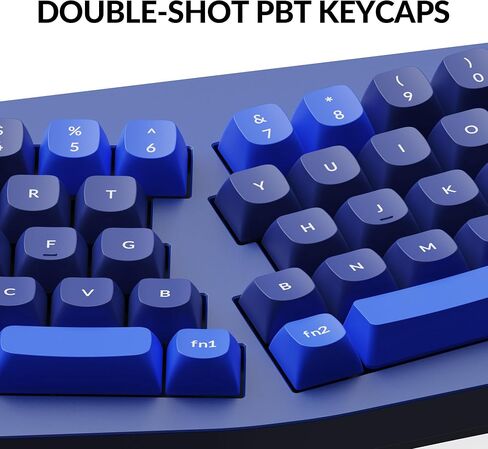 Keychron Q8 لوحة مفاتيح ميكانيكية مخصصة سلكية ، 65 ٪ من Alice Layout QMK/عبر قابلة للبرمجة مع Gateron G Gateron G Pro Blue Switch مزدوج متوافق مع Mac Windows Linux (الأزرق) in Kuwait