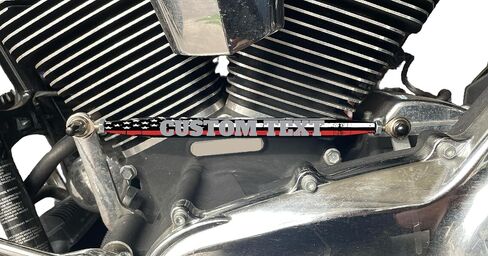 Kustom Cycle Parts Red Line Line American Flag Shift متوافق مع Harley Davidson Motorcycles Touring Street Glide Road Road King Electra Glide Ultra. مخصص في الولايات المتحدة الأمريكية in Kuwait