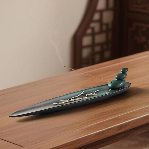 Incense Holder for Sticks, Minimalist Aesthetics Design Incense Burner for Sticks with 2 Holes, Ceramic Ash Catcher for Meditation Yoga Spa Relaxation Home Decor Gift (Butterfly) in Saudi Arabia