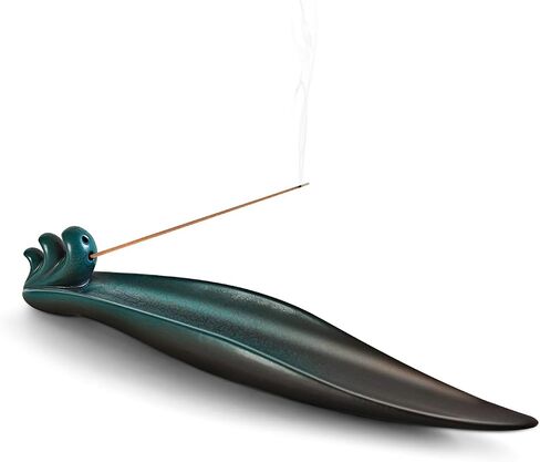 Incense Holder for Sticks, Minimalist Aesthetics Design Incense Burner for Sticks with 2 Holes, Ceramic Ash Catcher for Meditation Yoga Spa Relaxation Home Decor Gift (Butterfly) in Saudi Arabia