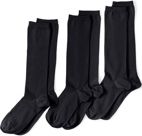 Lands' End Women's 3-Pack Seamless Toe Solid Trouser Socks in Saudi Arabia
