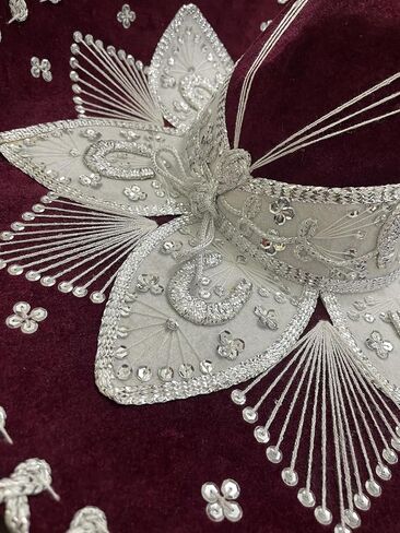 Leos Imports Authentic Mexican Mariachi Sombrero - Unisex Adult, Exquisite Embroidery and Sequins, Made in Mexico in Saudi Arabia