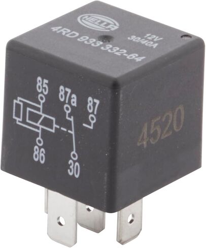 Hella 933332641 Relay Mini Iso 5 Pole 12V Spdt Res in Saudi Arabia