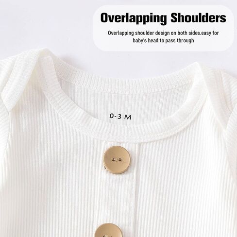 OPAWO ثوب معقود للأطفال حديثي الولادة النائمون طفل رضيع قادم إلى المنزل، فساتين أطفال من الخيزران الفسكوز مع أصفاد قفاز ومجموعة قبعة in Kuwait