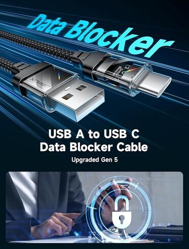 مجموعة كبلات Data Data Data Data Data فقط ، 100W USB C إلى USB C Cable Cable Fast Charging 6.6ft & USB A إلى USB Cable 6.6ft ، Type C Charging Corder مع iPhone 16 15 Pro Max ، Samsung Galaxy S24 in Kuwait