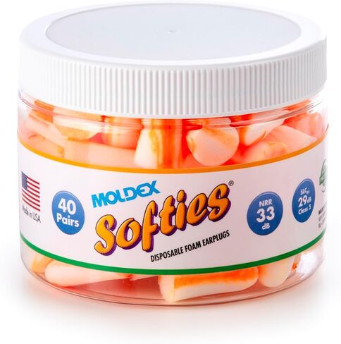 Moldex SparkPlugs® Uncorded Disposable Foam Earplug Jar 6684, NRR 33dB in Kuwait