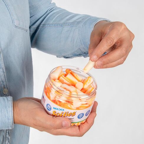 Moldex SparkPlugs® Uncorded Disposable Foam Earplug Jar 6684, NRR 33dB in Kuwait